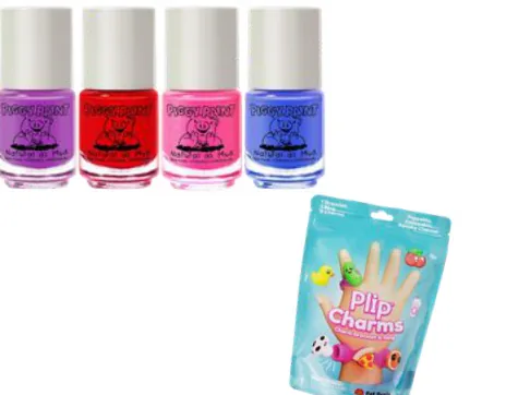 Piggy Paint and Plip Charms